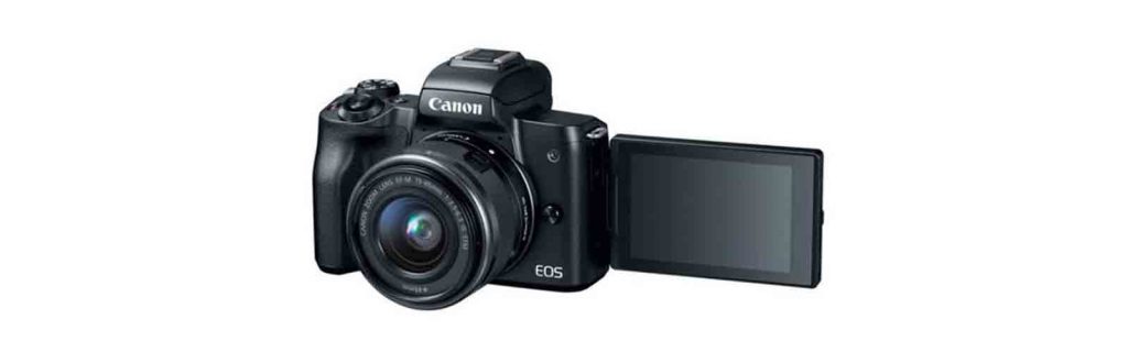 rekomendasi kamera digital terbaik untuk vlog yang kedua Canon EOS M50 Mark II
