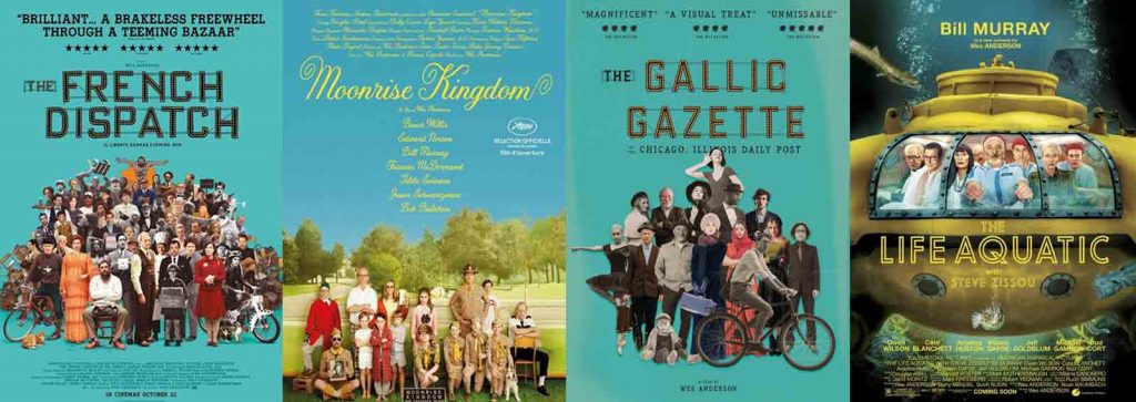 poster film karya sutradara wes anderson