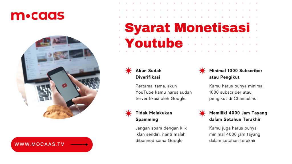 Gambar 4 Syarat Monetisasi Youtube